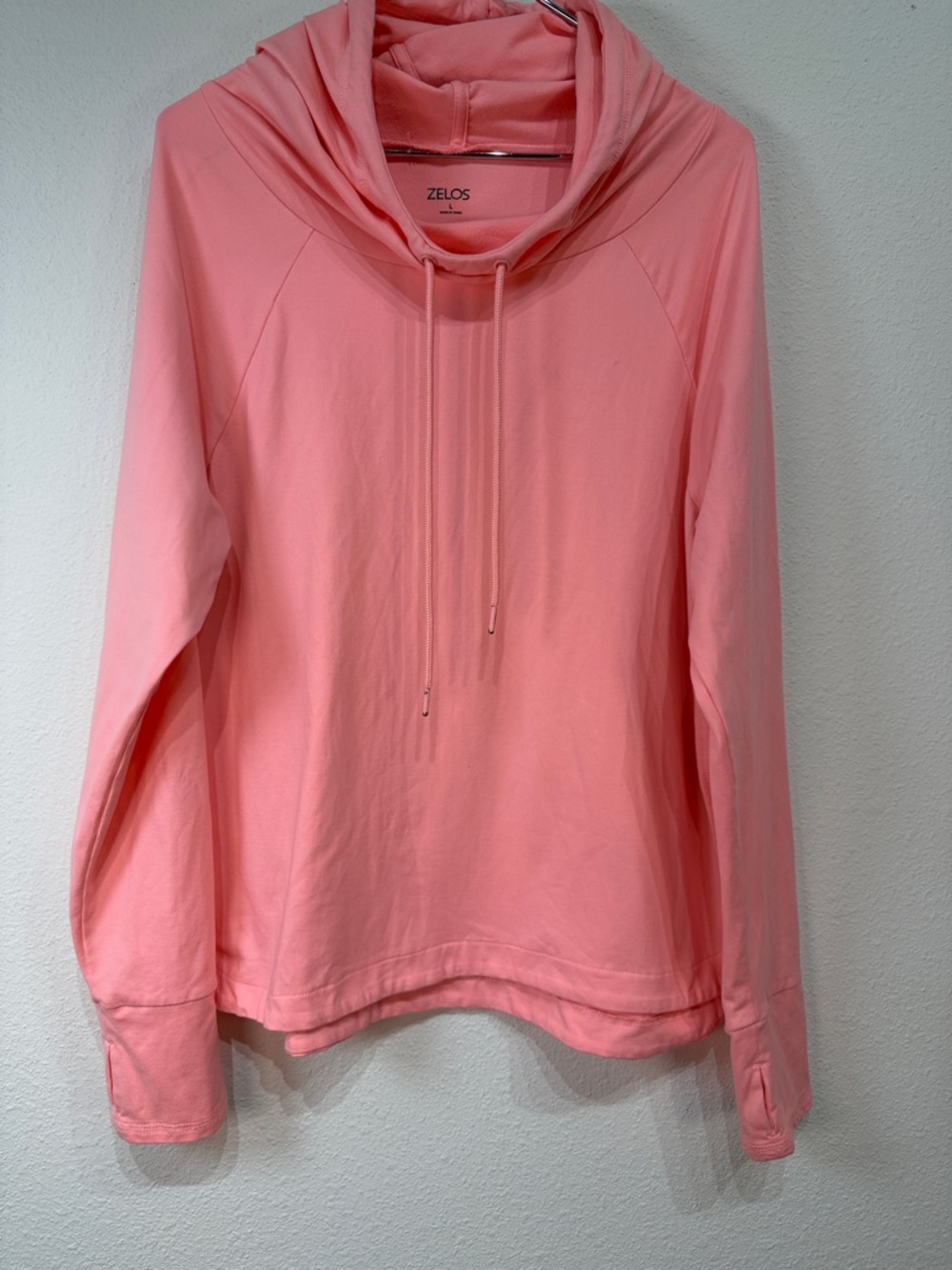 Zelos Women's Pink Pullover Hoodie size large - Picture 2 of 9